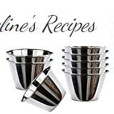 Space Home - Individual Flanero - Stainless Steel - Set of 12 - Diameter 8 cm