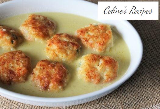 Cuttlefish or choco meatballs. Andalusian recipe