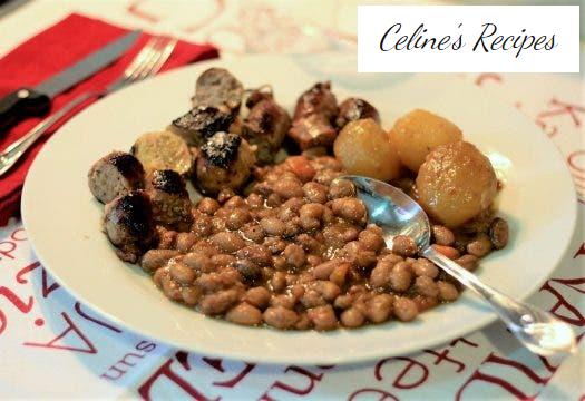 Black beans with sausage