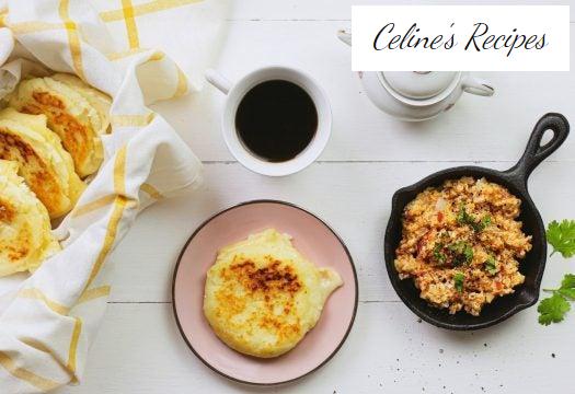 Arepas stuffed with cheese and parrot eggs