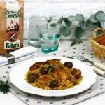 Rice with rabbit and chicken