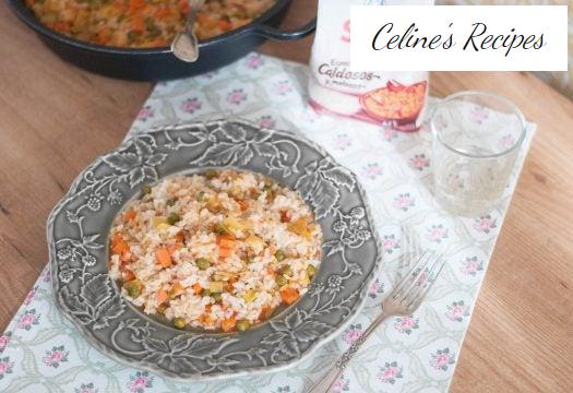 Sticky rice with vegetables