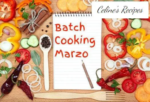 March batch cooking menu