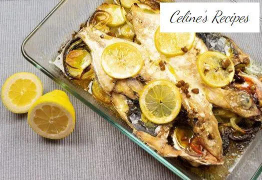 Baked bream