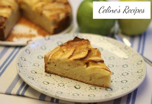 Apple sponge cake
