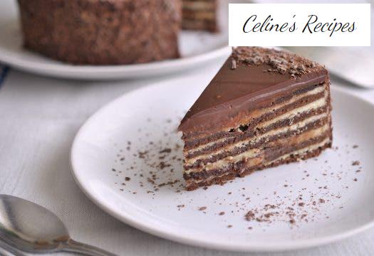 Scratched sponge cake. Baumkuchen