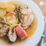 Monkfish stew with potatoes