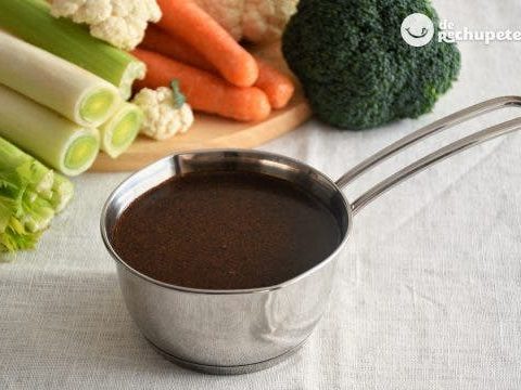 Concentrated vegetable broth