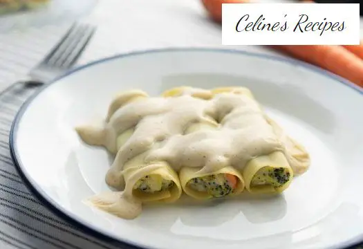 Cannelloni with broccoli and leek