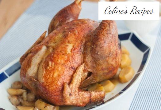 Christmas stuffed capon