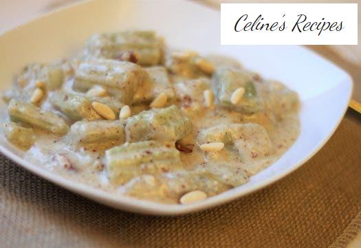 Thistles in almond sauce