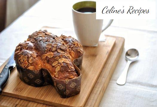 Colomba or Easter Dove. Easter dessert