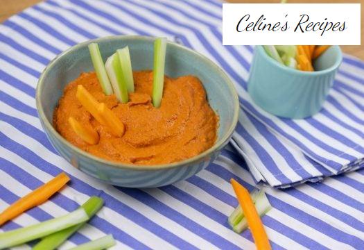 Muhammara. Cream of peppers with walnuts