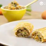 Cannelloni stuffed with spinach and ricotta