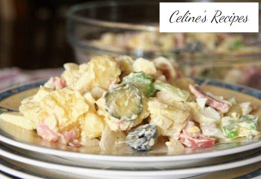 German potato and sausage salad