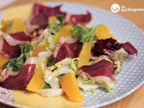 Duck ham and orange salad