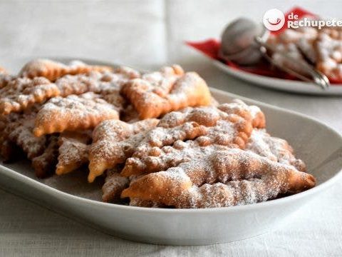 Italian Galani. Carnival recipe