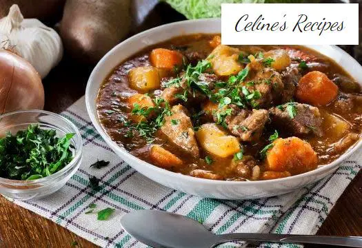 Beef stew with Guinness beer