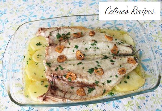 Sea bass on the back