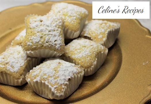 Almond marquises. Christmas dessert