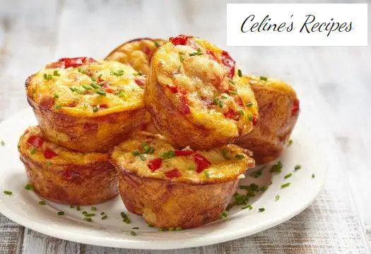 Goat cheese and tomato muffins