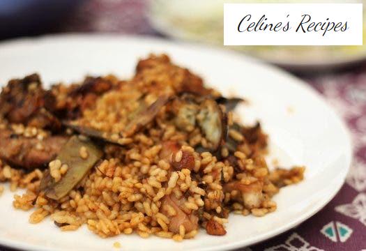 Rice with rabbit and chicken