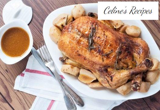 Stuffed chicken for Christmas