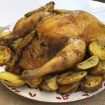 Stuffed chicken for Christmas