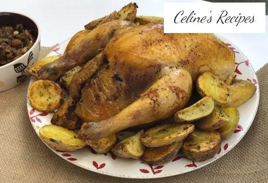 Pularda stuffed. Christmas recipe