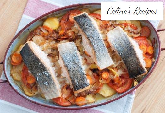 Baked salmon
