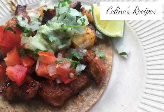 Mexican tacos al pastor