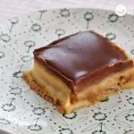 Biscuit cake with coffee cream