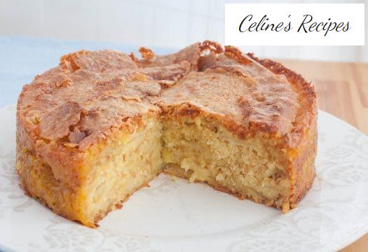 Normandy apple tart. French recipe