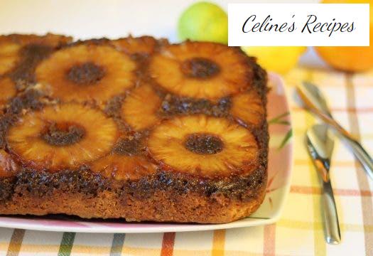 Pineapple sponge cake