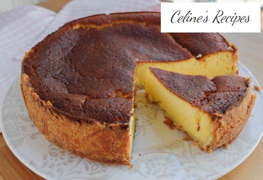 German cheese cake. Kasekuchen