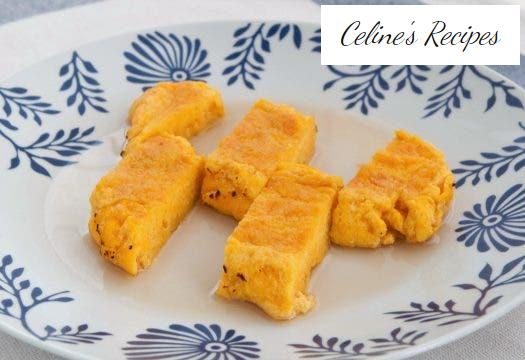 Tortilla flambéed with rum