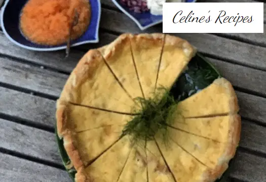 Swedish cheesecake. Västerbottenostpaj