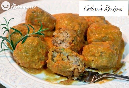 Mackerel meatballs with tomato. Moroccan recipe