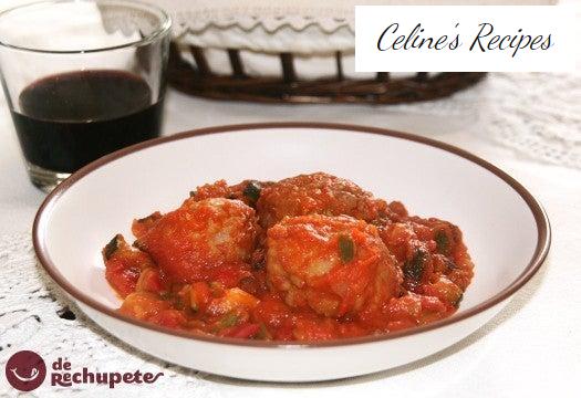 Meatballs with vegetable ratatouille