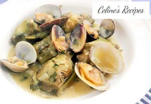 Artichoke with clams