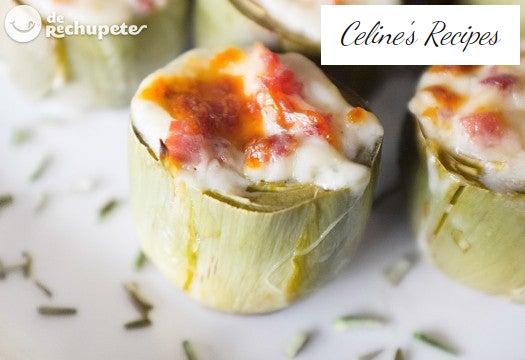 Baked artichokes with béchamel sauce