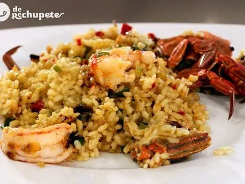 Rice with crab