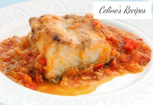 Cod with tomato
