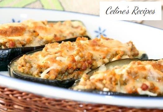 Meat Stuffed eggplants