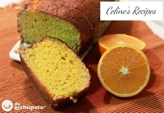 Homemade orange sponge cake