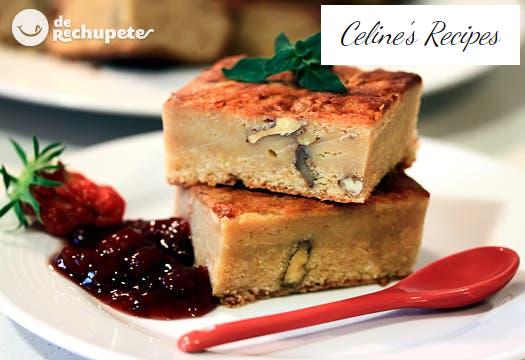 White chocolate and walnut brownies