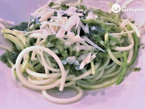 Zucchini with pesto