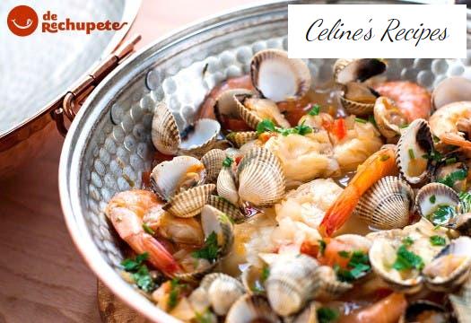 Fish and seafood cataplana. Portuguese recipe