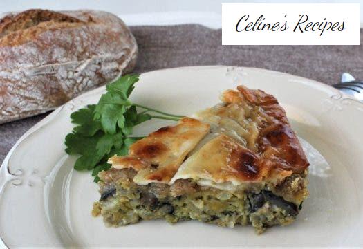 Eggplant casserole. Murcian Moxil