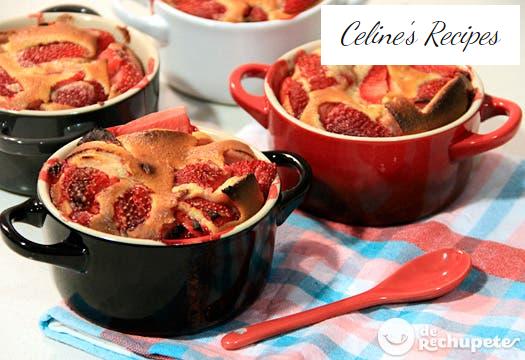 Strawberry clafoutis